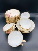 Japanese part Tea Set, eight cups and saucers with spares.
