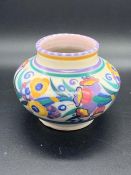 A Poole Pottery Vase 1934 Painted by Ruth Pavely (H9 cm)