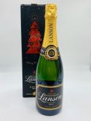 Lanson Champagne black label boxed