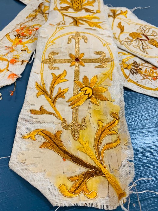 An 18th Century Priest's stole - Image 2 of 2