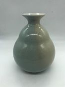 A Poh Chap Yeap (1927 - 2007) Crackle Glaze Vase (H18cm)