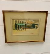 'Tuttons Covent Garden' watercolour by Alexander Cresswell March 1983 (48 cm x 37 cm framed)