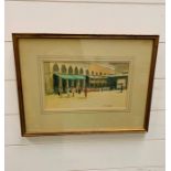 'Tuttons Covent Garden' watercolour by Alexander Cresswell March 1983 (48 cm x 37 cm framed)