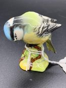 A Beswick blue tit china bird (H7cm)