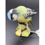 A Beswick blue tit china bird (H7cm)