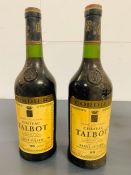 Two Bottles of Chateau Talbot 1978, Saint Julien