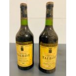 Two Bottles of Chateau Talbot 1978, Saint Julien