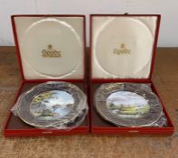 Two Boxed Limited Edition Spode Fishing Series Plates