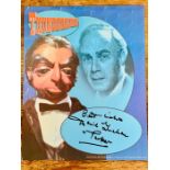 Autograph Thunderbirds promo card signed by Parker; David Graham