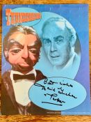 Autograph Thunderbirds promo card signed by Parker; David Graham