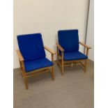 A Pair of Borge Mogensen Chairs (H90cm W62cm)