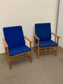 A Pair of Borge Mogensen Chairs (H90cm W62cm)