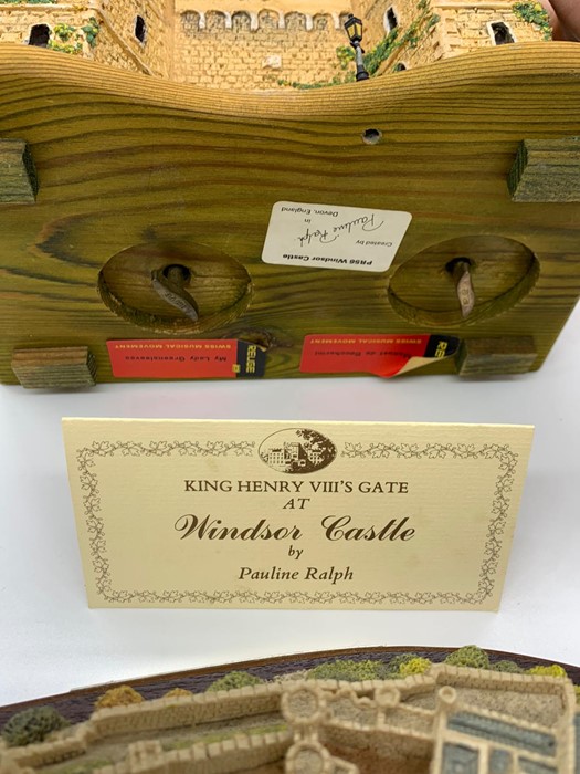 Two models of Windsor Castle, one being a music box - Image 3 of 3