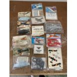 A selection of various sealed aircraft kits to include Airfix, Novo, Condor and many more