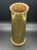 A Trench Art Vase (H23cm)