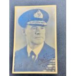 Admiral Edward Ratcliffe Garth Russell Evans , 1st Baron Mountevans KCB, DSO SGM A signed