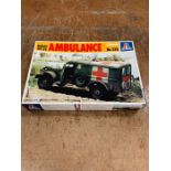 A boxed Italeri Dodge WC-54 No 226