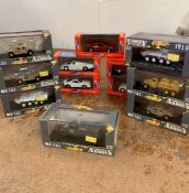 A selection of twelve boxed Vitefe and Metal Armour Collection vehicles