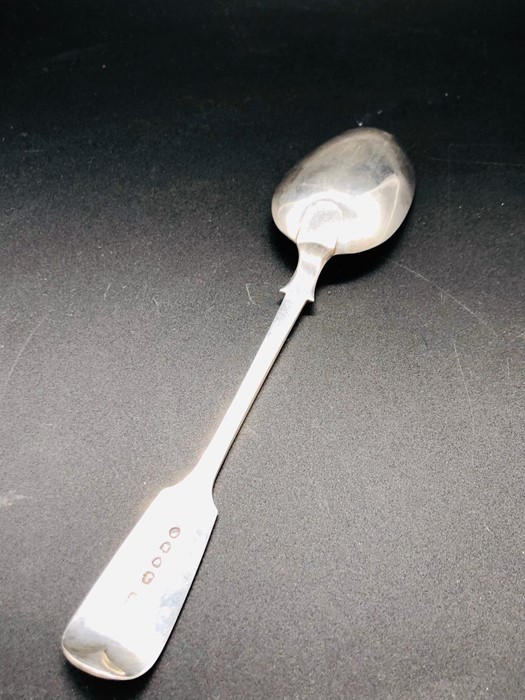 Silver Table Spoon Hallmark London 1885 Maker: George Maudsley Jackson Total Weight 80g - Image 4 of 4