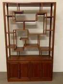 A Chinese Display Cabinet (W123cm x H203cm D37cm)