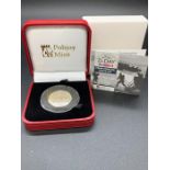 A Pobjoy Mint D-Day Proof Sterling Silver 50p.