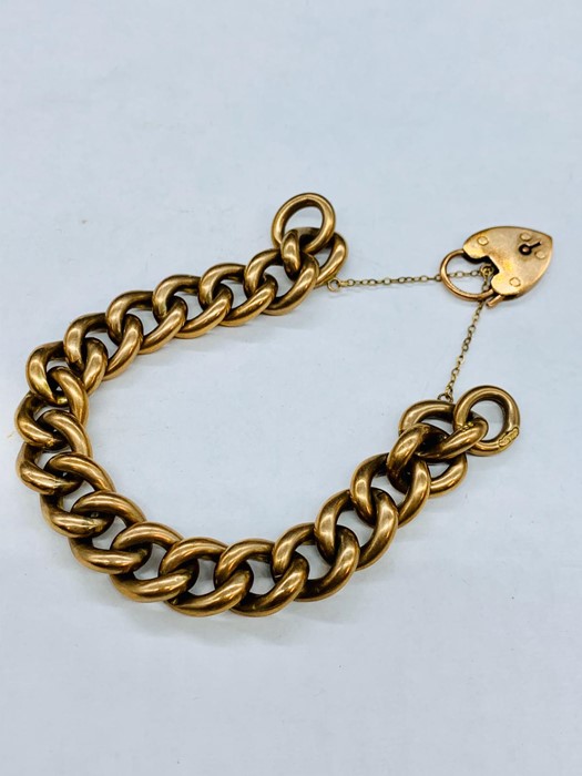 A 9 ct Gold Chain with Heart shaped fastener. (26.1g) - Image 3 of 4