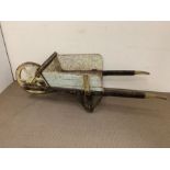 A Vintage Decorative wheelbarrow. (H53cm W170cm D63cm)