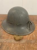 World War II, British metal civil defence protective Zuckerman Helmut