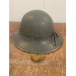 World War II, British metal civil defence protective Zuckerman Helmut