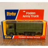 A boxed Dinky Foden Army Truck 668