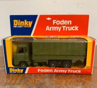 A boxed Dinky Foden Army Truck 668