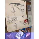 Three signed Insight N.I.C.E club magazine by Neil Innes, who collaborated with Monty Python and