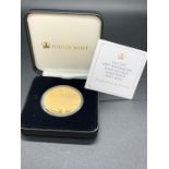 The 2019 400th Anniversary Solid 22 Carat Gold Proof Five Laurel Coin (40g)