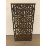 An Ornate Cast Iron Drain Grill (92cm x 46cm)