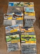 A selection of nine sealed Frog aircraft kits to include North American Mustang MK11, De Havilland