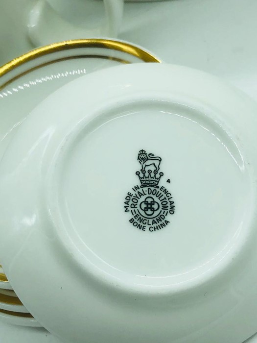 A selection of Royal Doulton China ware to include six soup bowls and saucers, a sauce jug, a - Image 2 of 2