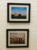 A pair of large framed photo prints by Chris Towler, Windsor local award winning photographer.