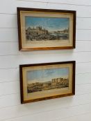 Two framed hand coloured Parisian scenes pictures. All proceeds from the sale of this item are going