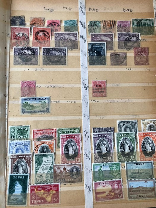 A worldwide stamp album to include South Georgia, South Africa, Southern Rhodesia, Sudan, - Image 5 of 8