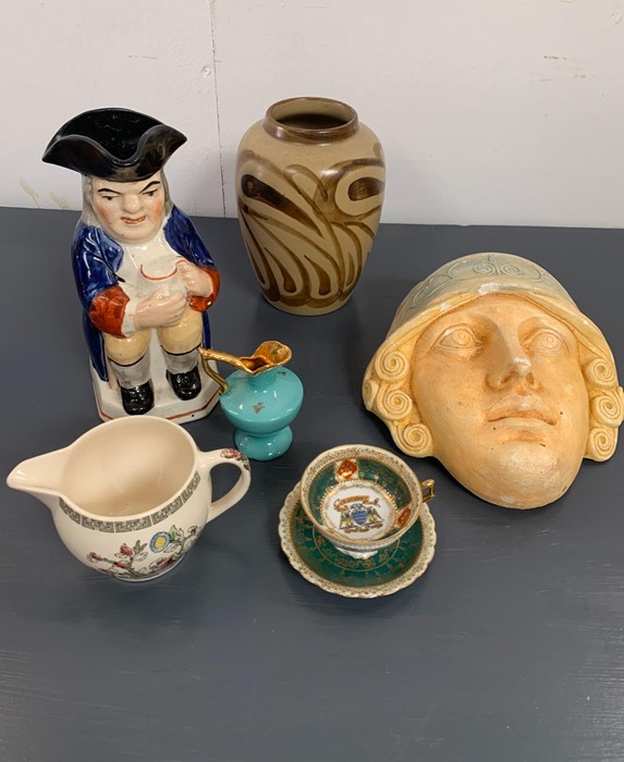 A Selection of Ceramics and china to include Limoges, a Toby Jug etc.