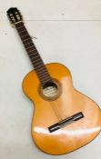 A vintage "Kimbara" classical guitar made in Korea for FCN-England model no 170/N
