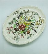 A Johnson Brothers Windsor ware "Garden Bouquet" platter