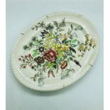 A Johnson Brothers Windsor ware "Garden Bouquet" platter