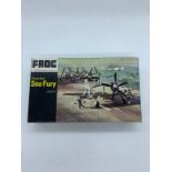 Frog F154 Hawker Sea Fury Fighter boxed model kit