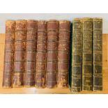 Nine Volumes: Morris 'History of British Birds' and 'Nest and Eggs of British Birds"