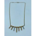 A 9 ct yellow gold necklace (6.4g)
