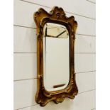 A Late 18th Century Framed Bevel Edged Mirror