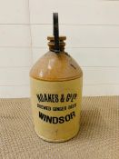 Windsor stone ware ginger beer jar