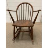 Mid Century possibly Elm Ercol Rocking Chair