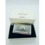 A Boxed Concorde Silver Plated Ink Blotter